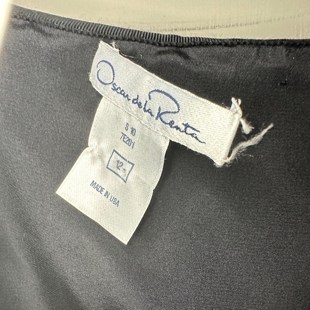 Oscar De La Renta Silk Mini Skirt
